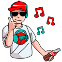 Стикер #СлушайCвоеЛето #2 ВКонтакте