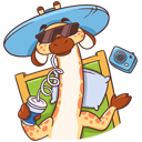 Стикер Кокосик #2 ВКонтакте