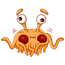 Стикер Пастафарианство #13 ВКонтакте