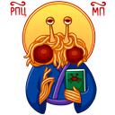 Стикер Пастафарианство #21 ВКонтакте