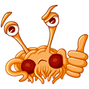 Стикер Пастафарианство #23 ВКонтакте