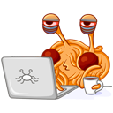 Стикер Пастафарианство #33 ВКонтакте