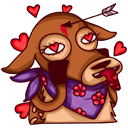 Стикер Лили #3 ВКонтакте