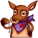 Стикер Лили #38 ВКонтакте