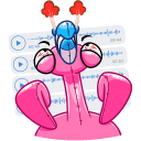 Стикер Роузи #23 ВКонтакте