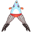 Стикер Реверсивная русалка #9 ВКонтакте