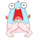 Стикер Реверсивная русалка #14 ВКонтакте