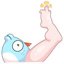 Стикер Реверсивная русалка #17 ВКонтакте