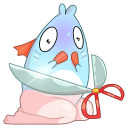 Стикер Реверсивная русалка #21 ВКонтакте