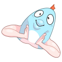 Стикер Реверсивная русалка #22 ВКонтакте