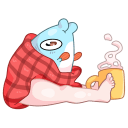 Стикер Реверсивная русалка #28 ВКонтакте