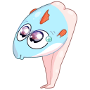 Стикер Реверсивная русалка #42 ВКонтакте