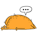 Стикер Желток #19 ВКонтакте