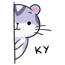 Стикер Мох #6 ВКонтакте