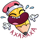 Стикер Канцелярики #27 ВКонтакте