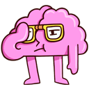 Стикер Сердце и Мозг #6 ВКонтакте