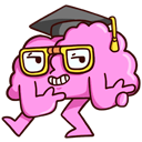 Стикер Сердце и Мозг #15 ВКонтакте