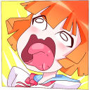 Стикер Айко-тян #35 ВКонтакте