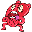 Стикер Сердце и Мозг #20 ВКонтакте