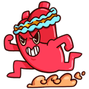 Стикер Сердце и Мозг #30 ВКонтакте