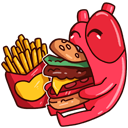 Стикер Сердце и Мозг #32 ВКонтакте