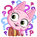 Стикер Кэтти #39 ВКонтакте