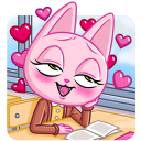 Стикер Кэтти #44 ВКонтакте