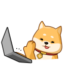 Стикер Акио #36 ВКонтакте