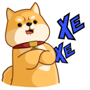 Стикер Акио #38 ВКонтакте