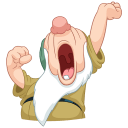 Стикер Белоснежка и гномы #19 ВКонтакте