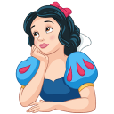 Стикер Белоснежка и гномы #27 ВКонтакте