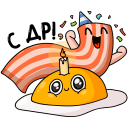 Стикер Завтрак #19 ВКонтакте