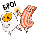 Стикер Завтрак #20 ВКонтакте