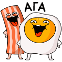 Стикер Завтрак #35 ВКонтакте