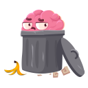 Стикер Мозг #31 ВКонтакте