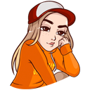 Стикер Марьяна Ро #2 ВКонтакте