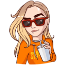 Стикер Марьяна Ро #3 ВКонтакте