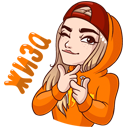 Стикер Марьяна Ро #8 ВКонтакте