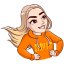 Стикер Марьяна Ро #12 ВКонтакте