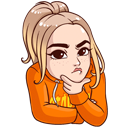 Стикер Марьяна Ро #13 ВКонтакте