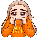 Стикер Марьяна Ро #17 ВКонтакте