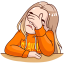 Стикер Марьяна Ро #24 ВКонтакте