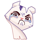 Стикер Бумажный тигр Руммка #17 ВКонтакте