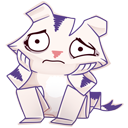 Стикер Бумажный тигр Руммка #18 ВКонтакте