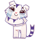 Стикер Бумажный тигр Руммка #21 ВКонтакте