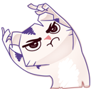 Стикер Бумажный тигр Руммка #26 ВКонтакте