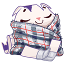 Стикер Бумажный тигр Руммка #47 ВКонтакте