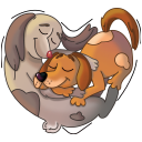 Стикер Гав-гав #7 ВКонтакте