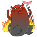 Стикер Мисти #34 ВКонтакте