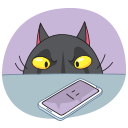 Стикер Мисти #39 ВКонтакте